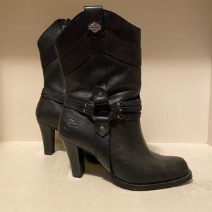 Leather Harley Davidson Boots